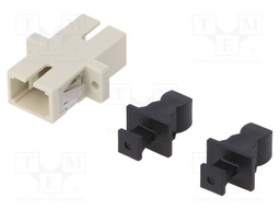 Connector: fiber optic; socket,coupler; simplex,multi mode (MM)