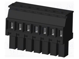 Connector: pluggable terminal block; plug; female; angled 90°