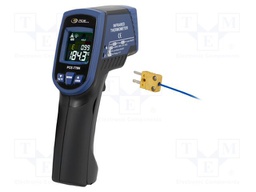 Infrared thermometer; LCD 1,6"; -60÷760°C; Accur.(IR): ±2°C; IP20