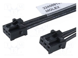 Connector: wire-board; PIN: 3; Plating: tinned; Inom: 6.5A; socket
