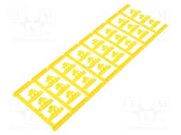 Markers for cables and wires; snap fastener