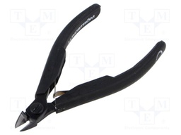 Pliers; side,cutting,precision; oval head,blackened tool