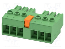 PCB connector, nominal cross section: 16 mm2, color: green,