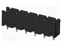 Connector: pluggable terminal block; socket; male; straight; THT