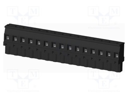 Connector: pluggable terminal block; plug; female; angled 90°