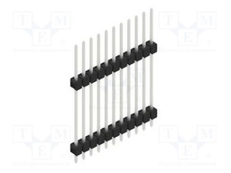 Connector: pin strips; pin header; male; PIN: 11; 2.54mm; THT; 1x11