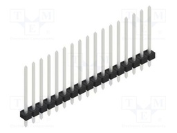 Connector: pin strips; pin header; male; PIN: 17; 2.54mm; THT; 1x17