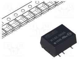 Converter: DC/DC; 1W; Uin: 4.5÷5.5V; Uout: 5VDC; Iout: 200mA; SMD