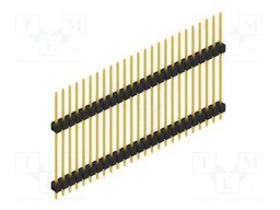 Connector: pin strips; pin header; male; PIN: 25; 2.54mm; THT; 1x25
