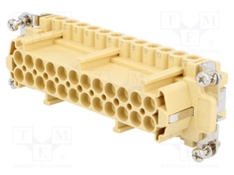 Connector: rectangular; female; JEI; PIN: 24; 24+PE; size 104.27