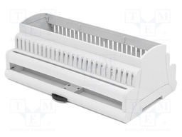 Enclosure: for DIN rail mounting; No.of mod: 9