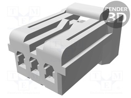 Connector: wire-board; .070 MULTILOCK; plug; female; PIN: 3