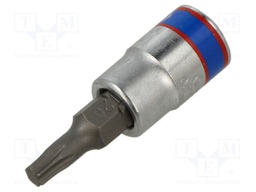 Wrench; socket spanner; TX20; 1/4"; 37mm; Bit: Torx®