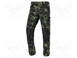 Dungarees; Size: XXL; camo,green; 255g/m2; combat trousers