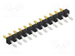 Connector: pin strips; pin header; male; PIN: 12; 2.54mm; SMT; 1x12