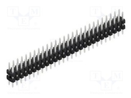 Connector: pin strips; pin header; male; PIN: 54; 2mm; THT; 2x27
