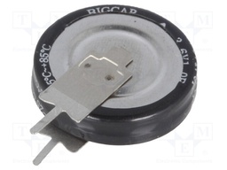 Capacitor: electrolytic; backup capacitor,supercapacitor; THT