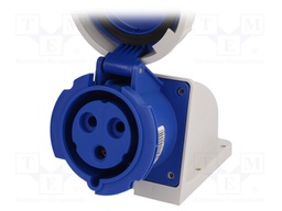 Connector: AC supply; socket; female; 32A; 230VAC; IEC 60309; IP67