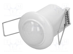 Motion sensor; ceiling; 230VAC; IP20; 6m; Range: 10s÷15min; 360°