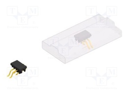 Connector: pin strips; pin header; male; PIN: 4; 2mm; SMT; 2x2; 100V