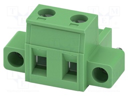 PCB connector, nominal cross section: 2.5 mm2, color: green,