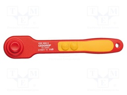 Rattle; socket spanner; 3/8"; Chrom-vanadium steel; 185mm