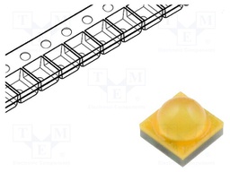 Power LED; white warm; Pmax: 1.225W; 2600-3700K; 100(typ)lm; 115°