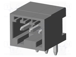 Connector: pluggable terminal block; socket; male; on PCBs