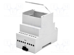 Enclosure: for DIN rail mounting; No.of mod: 3