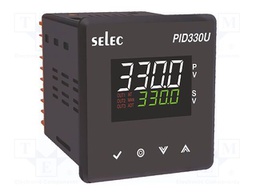 Meter: temperature controller; on panel; LED; 4 digit; Unit: °C,°F