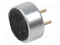 Microphone; electret; 100Hz÷20kHz; 2.2kΩ; -47dB; Ø6x2.7mm; 500uA