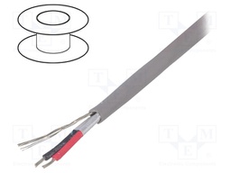 Wire; UL AWM 2094,UL CMG,VW-1; 4x22AWG; aluminium foil; PVC; 300V