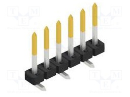 Connector: pin strips; pin header; male; PIN: 6; 2mm; SMT; 1x6; 100V