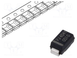 Diode: rectifying; SMD; 400V; 1A; SMA; Ufmax: 1.1V; Ifsm: 35A; Ir: 50uA
