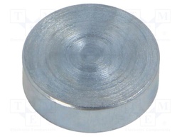 Magnet: permanent; samarium, cobalt; 60N; Ø: 16mm; H: 4.5mm; steel