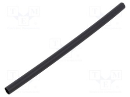 Heat shrink sleeve; 3: 1; 6.35mm; L: 0.15m; black
