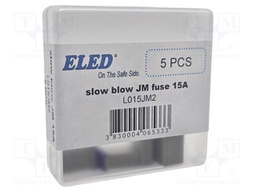 Fuse: fuse; 15A; 32VDC; automotive; 10.7mm; 10.7x7.7x15mm