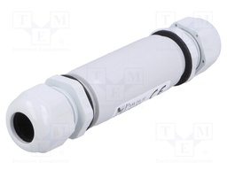 AC supply; ways: 5; 2.5mm2; screw terminal; 400V; 20A; coupler; IP67