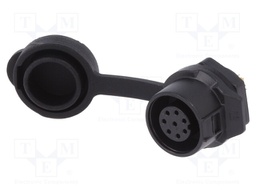 Socket; Connector: circular; size 12; 02; female; PIN: 8; for latch