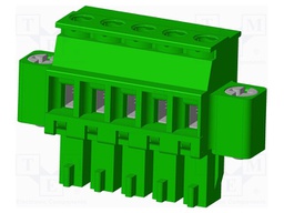Connector: pluggable terminal block; plug; female; angled 90°