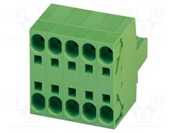 PCB connector, nominal cross section: 6 mm?, color: green, n