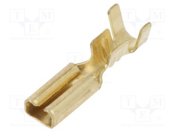 Terminal: flat; 2.8mm; 0.8mm; female; 0.3÷1mm2; crimped; for cable