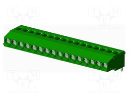 Connector: PCB terminal block; terminal; Plating: tinned; on PCBs