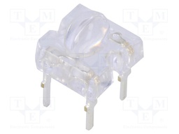 LED Super Flux; oval; 7.62x7.62mm; white warm; 7000÷8400mcd; 30mA