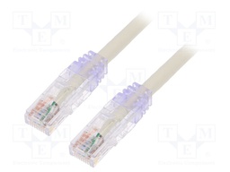 Patch cord; TX6™ PLUS,U/UTP; 6; stranded; Cu; LSZH; white; Len: 3m