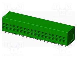 Connector: PCB terminal block; terminal; Plating: tinned; on PCBs
