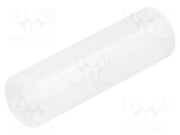 Spacer sleeve; LED; Øout: 5mm; ØLED: 5mm; L: 17mm; natural; UL94V-2