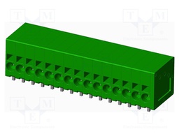 Connector: PCB terminal block; terminal; Plating: tinned; on PCBs