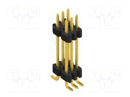 Connector: pin strips; pin header; male; PIN: 6; 1.27mm; SMT; 2x3