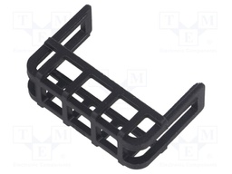 Fuse acces: cover; push-in; Body: black; ways: 1; Colour: black